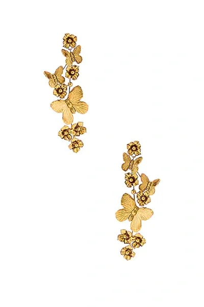 Jennifer Behr Galilea Butterfly Earrings In Gold