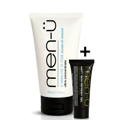 Menu 3 Minute D-tox And Matt 'skin Refresh' Gel Bundle