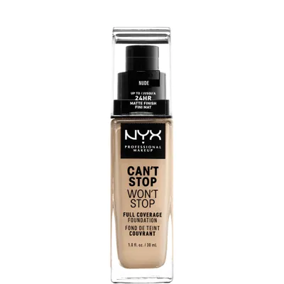 Nyx Professional Makeup Can't Stop Won't Stop 24 Hour Foundation (various Shades) - Nude