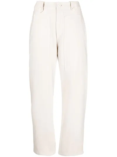 Citizens Of Humanity Louise Cotton Trousers In Gray