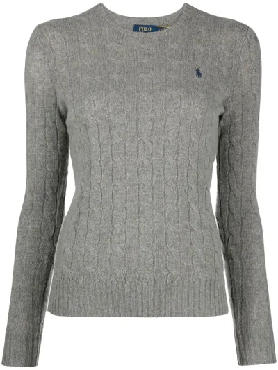 Polo Ralph Lauren Cable Sweater In Grey