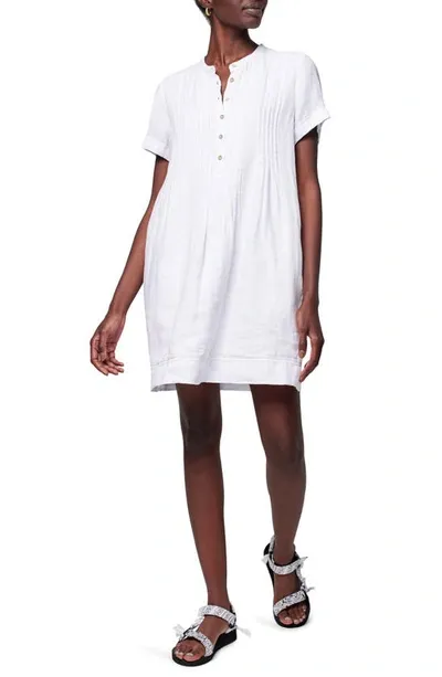 Faherty Gemina Linen Dress In White