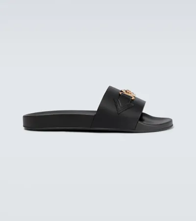 Versace Medusa Slides In Black