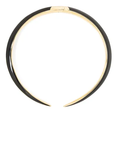 Shaun Leane Sabre Deco Torque Necklace In Gold