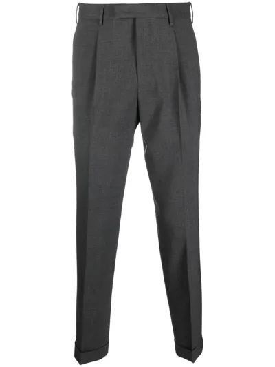 Pt Torino Tapered-leg Trousers In Grau