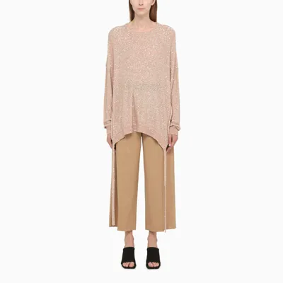 Stella Mccartney Light Pink Crew Neck Sweater