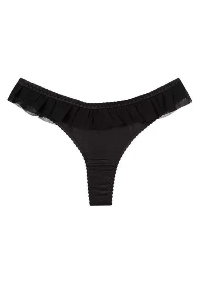 Gilda & Pearl Bardot Thong Black