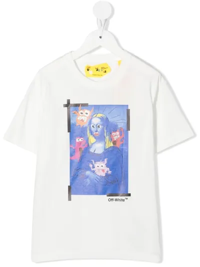 Off-white Monsterlisa Short-sleeve T-shirt In 白色