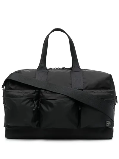 Porter-yoshida & Co Force Two-way Duffle Bag In 黑色