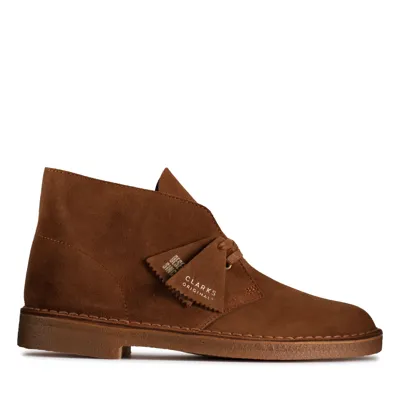 Clarks Desert Boot M In Cola Suede