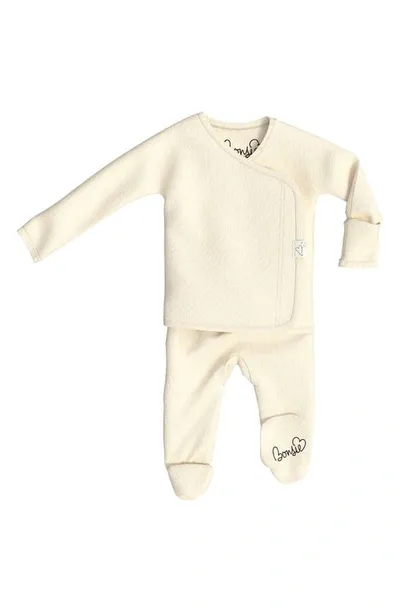 Bonsie Kids' Baby Skin To Skin Footie In Oat