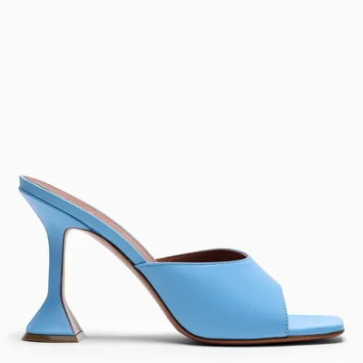 Amina Muaddi Sandal High Lupita Slipper In Blue