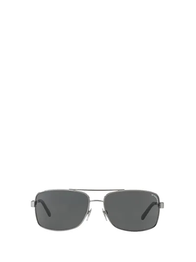 Burberry Eyewear Be3074 Gunmetal Sunglasses In Multi