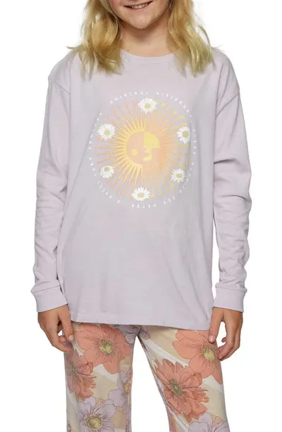 O'neill Kids' Sunny Surf Graphic Tee In Orchid