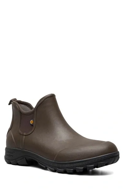 Bogs Sauvie Waterproof Chelsea Boot In Brown Multi