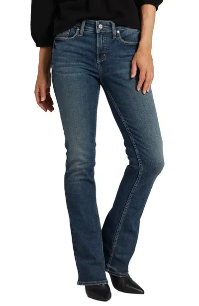 Silver Jeans Co. Suki Mid Rise Bootcut Jeans In Indigo