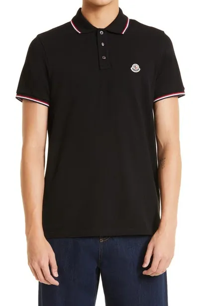 Moncler Short Sleeve Logo Polo Shirt