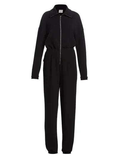 Varley Jessie Stretch-jersey Jumpsuit In Black