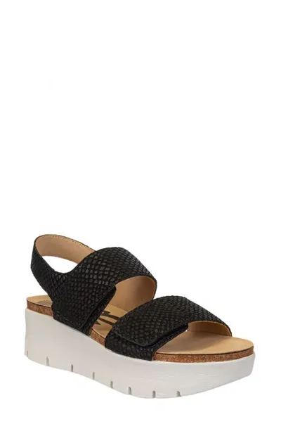 Otbt Montane Platform Sandal In Black