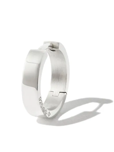 Le Gramme Sterling Silver La 1.3g Polished Ribbon Hoop Earring