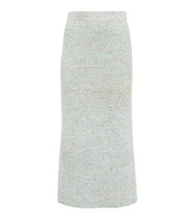 Ulla Johnson Kaiya High-rise Knit Midi Skirt In Sandstone