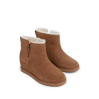 Ugg Bottes Zip Mini En Cuir