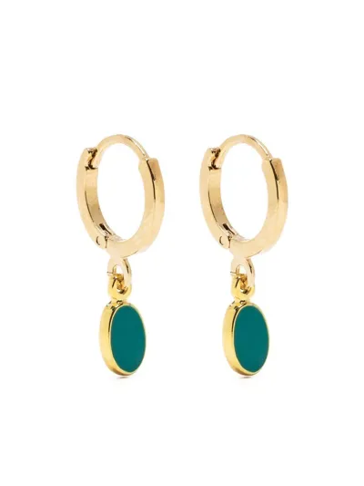 Isabel Marant Circle-drop Small Hoop Earrings In Gold