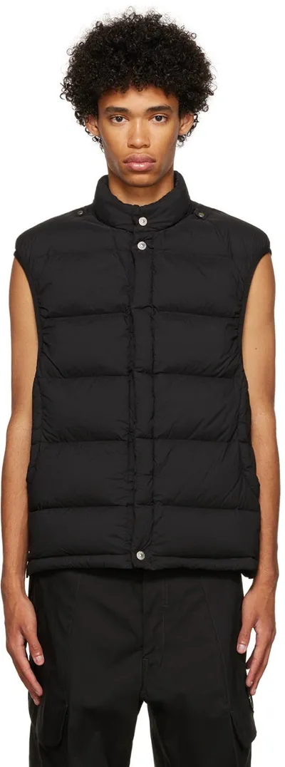 Stone Island Shadow Project Black Quilted Down Vest