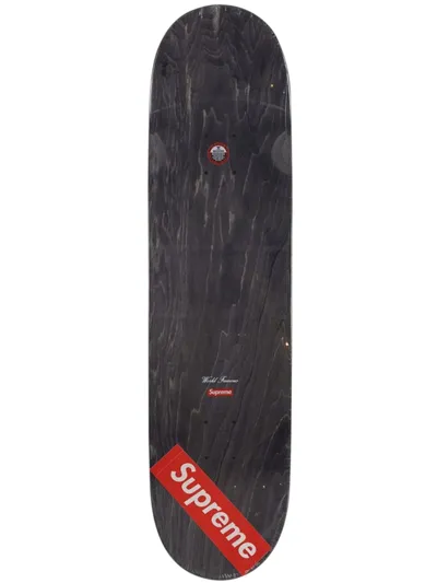 Supreme Bling Box Logo Skateboard Deck In Nude