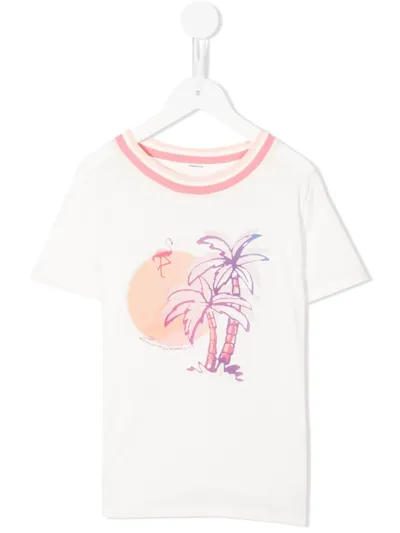 Zimmermann Graphic-print Cotton T-shirt In Weiss