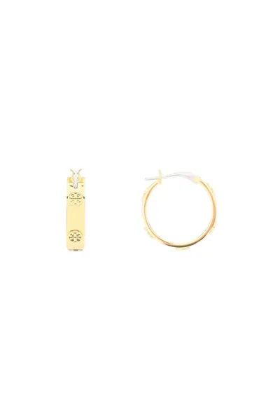 Tory Burch Miller Hoop Earrings In Gold