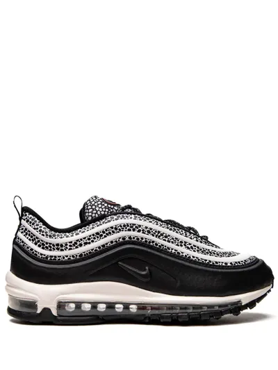 Nike Black Air Max 97 Se Sneakers In Phantom/black/chile Red