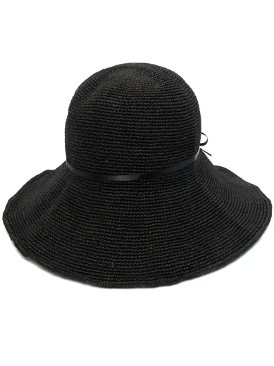 Totême Interwoven-design Sun Hat In Black