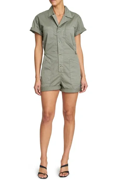 Pistola Parker Short-sleeve Jumpsuit In Colonel