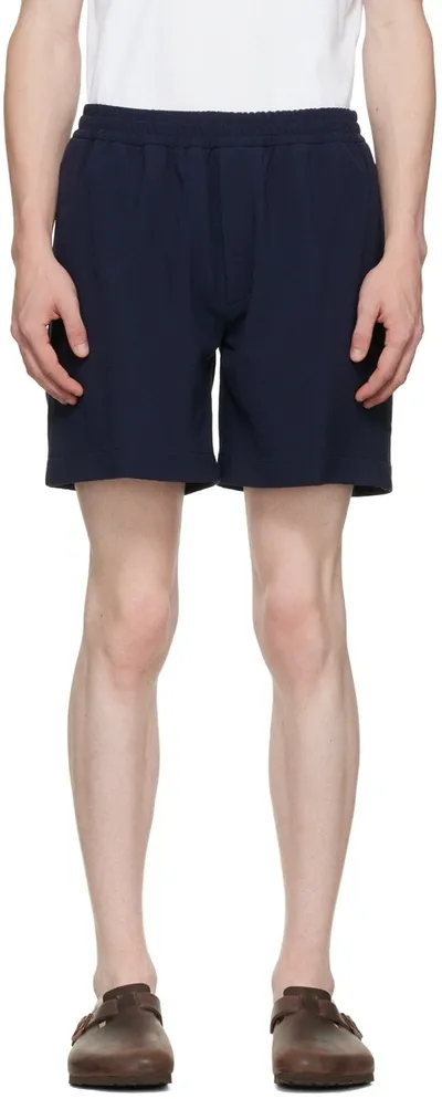 Second / Layer Navy Madero Boxer Shorts