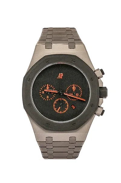 Mad Paris Audemars Piguet Royal Oak Chrono In Black & Orange