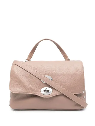 Zanellato Postina Grained-leather Tote Bag In Rosa