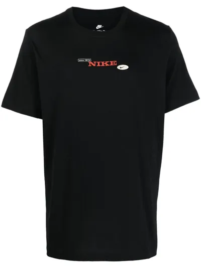 Nike Rhythm Graphic-print T-shirt In Schwarz