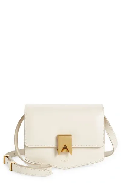 Alaïa Le Papa Small Ivory Box Calf Leather Bag