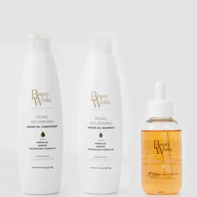 Beauty Works Pearl Nourishing Argan Oil Trio