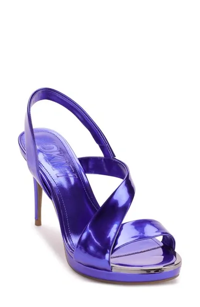 Dkny Women's Diva Slip-on Slingback Dress Sandals In Purple