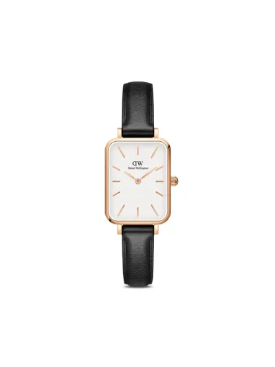 Daniel Wellington Quadro Sheffield Watch, 20mm X 26mm In White/black