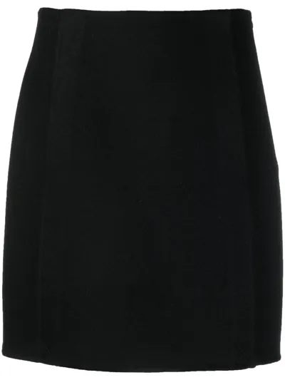 P.a.r.o.s.h Concealed Wrap-design Skirt In Schwarz