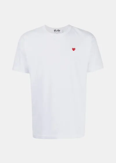 Comme Des Garçons Play White Small Heart T-shirt