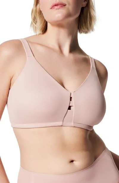 Spanx ® Low Profile Cushioned Underwire Minimizer Bra In Vintage Rose