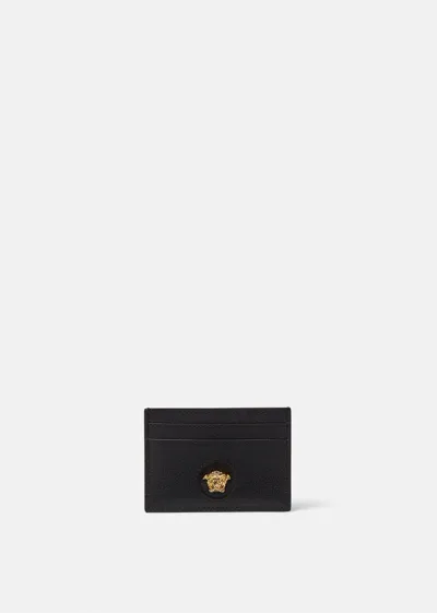 Versace La Medusa Card Case In Black