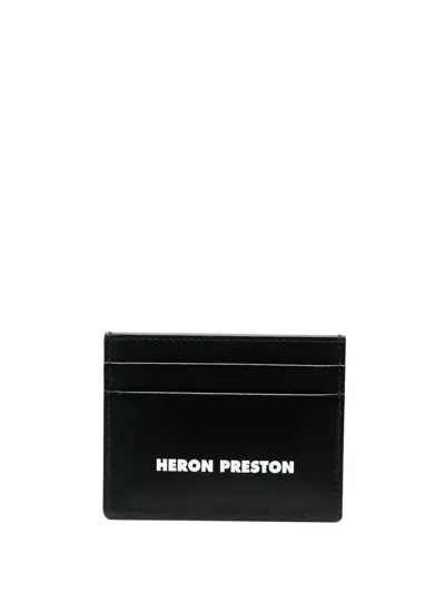 Heron Preston Tape Detail Cardholder In Black