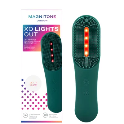 Magnitone London Xo Lights Out Tri-colour Led Micro-sonic Silicone Cleansing Brush