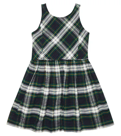 Polo Ralph Lauren Kids' Tartan Dress In Gordon Tartan