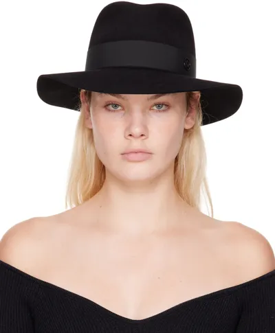 Maison Michel Black Henriette Fedora